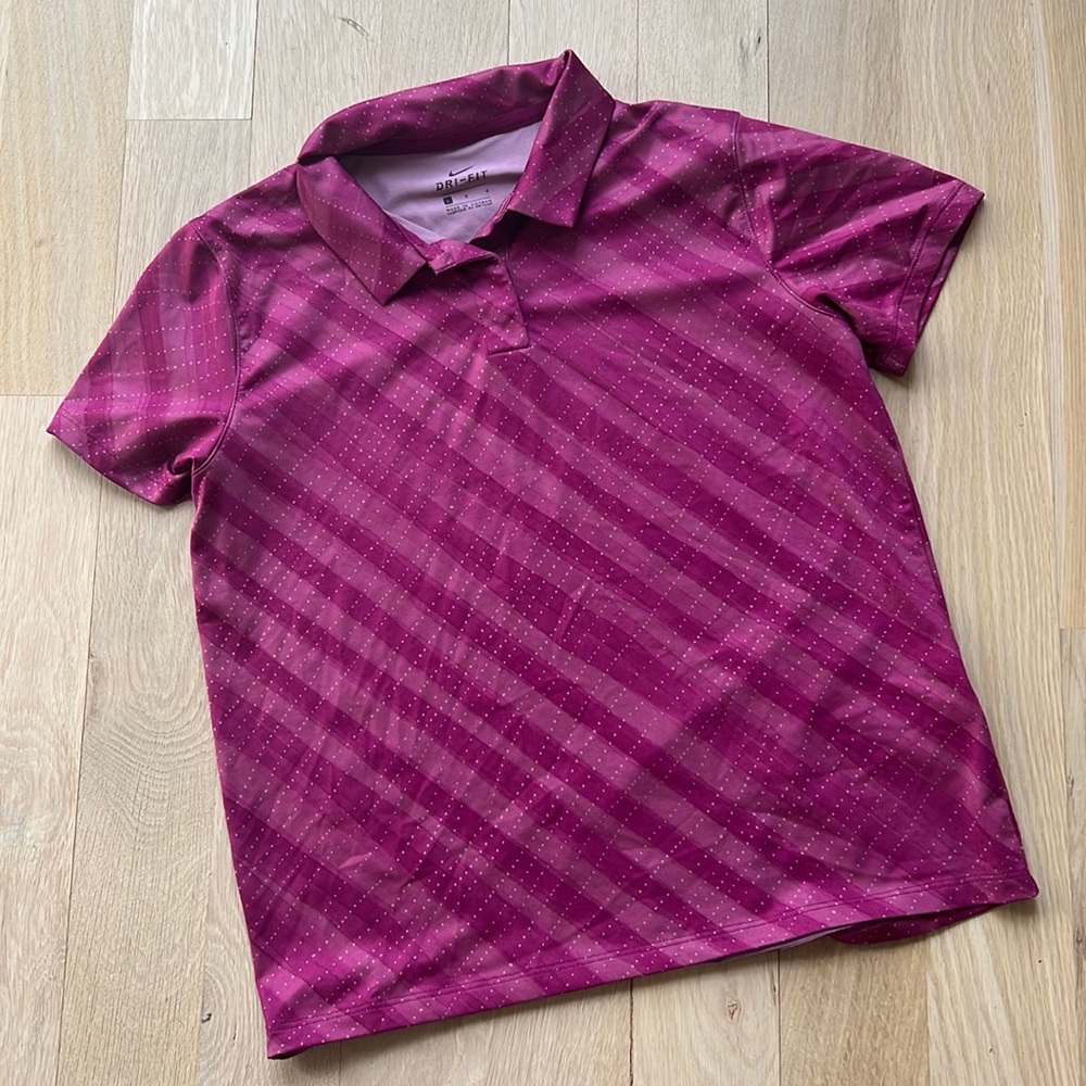 Nike Girls Size L Dri Fit Golf Shirt